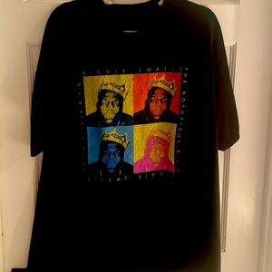 2Xl NOTORIOUS BIG Warhol T shirt